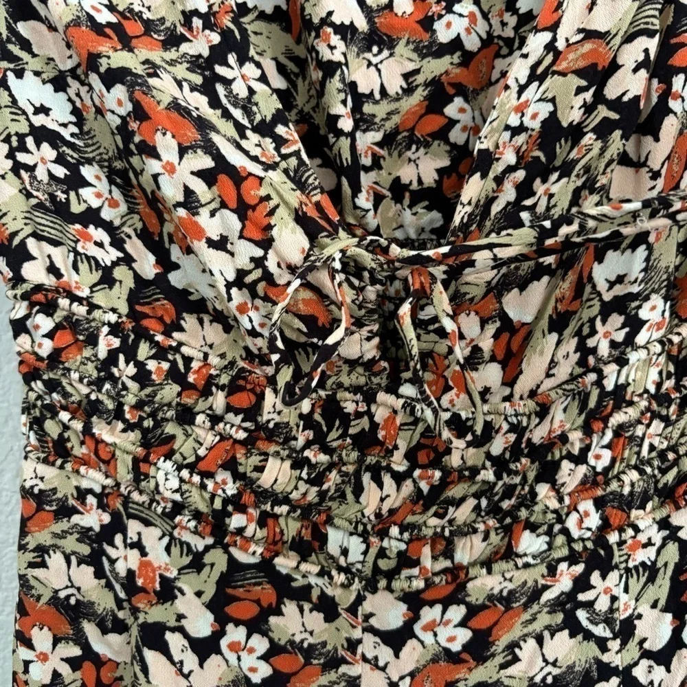 Free People Women's Size 4 Multicolor Floral Forget Me Not Mini Dress